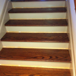 Stair Painting Edmond Oklahoma Before Stair Painting Edmond Oklahoma