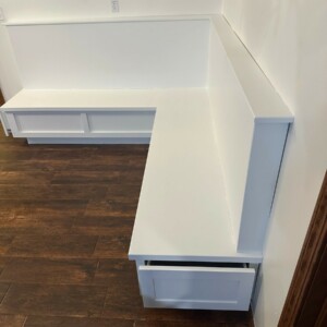 Built In Seating and Table Painting in Edmond Oklahoma