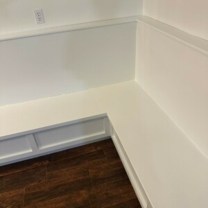 Built In Seating and Table Painting in Edmond Oklahoma