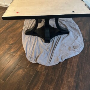 Built In Seating and Table Painting in Edmond Oklahoma